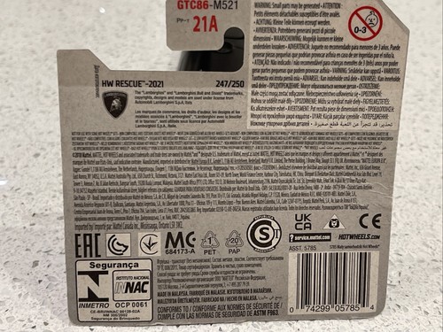 Hot Wheels TH Lamborghini Countach Police Car Treasure Hunt 2021 Short Card - Bild 5 von 7