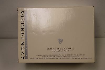 Lot Of 5 Avon Techniques Tri Nutriv Hair Care Items And Shampoo Serum Set 1998