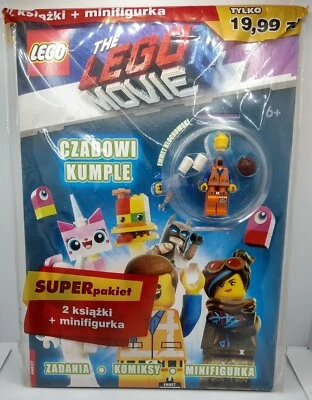 LEGO Emmet Minifigure + 2 LEGO Books (Movie 2 e DC Comics) Figure Regalo NUOVO