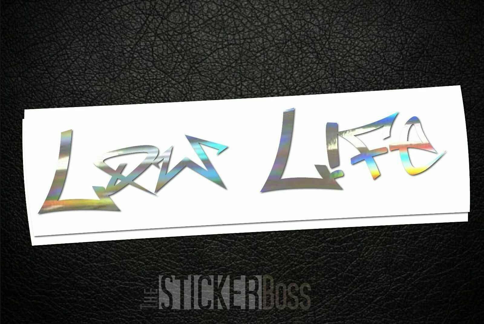 LOW LIFE car Decal  Sticker _ rufa for jdm kdm euro style PICK SIZE and COLOR!