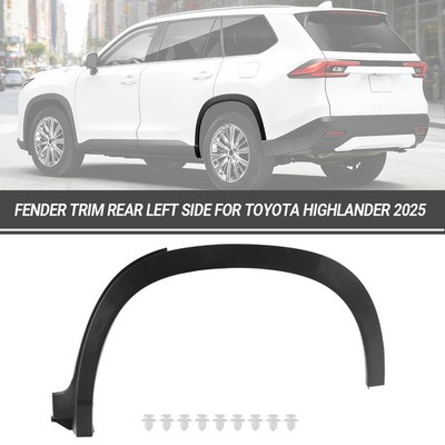 Rear Left SIDE WHEEL ARCH OPENING MOLDING FIT 2024-2025 TOYOTA GRAND HIGHLANDER
