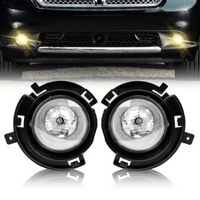 For 2011 2012 2013 Dodge Durango Left Right Front Bumper Lamps Fog Lights