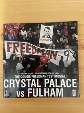 CRYSTAL PALACE v FULHAM DOUGIE FREEDMAN TESTIMONIAL MATCH 29/7