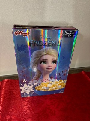 2020 FROZEN II Cereal Collector EDITION FOIL BOX Disney Elsa Olaf Anna UNOPENED