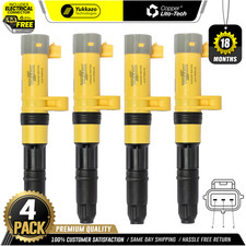 Set Of 4 Ignition Coils For Nissan Renault Clio 1.6l 2.0l L4 2001-2010 Uf653