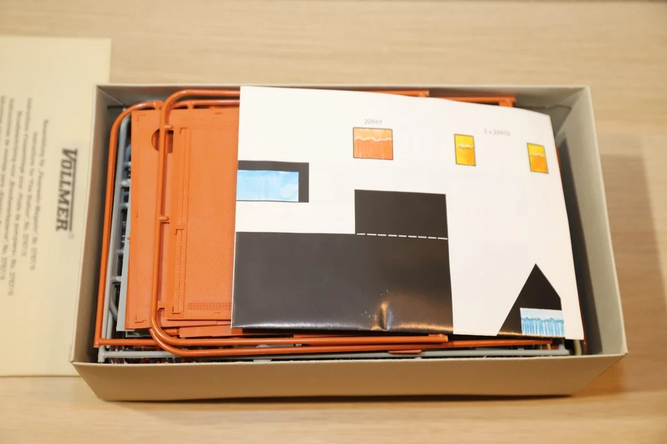 Vollmer 3767 Bausatz Feuerwehr-Magazin H0, 1:87, Haus OVP, Neu - Bild 3 von 4