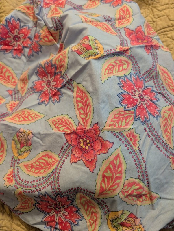 Tommy Hilfiger Full Fitted Sheet, Amelia Island Pink Vintage, New without tags