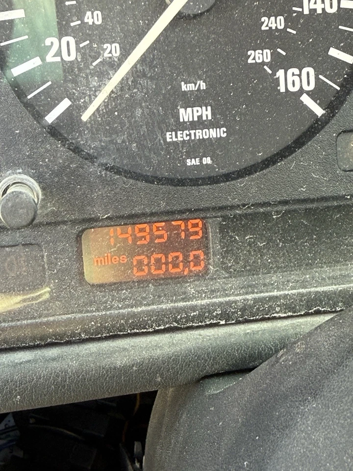 1987-1992 BMW E32 E34 5 7 серии приборной панели спидометр приборной панели проверен - Изображение 3 из 4