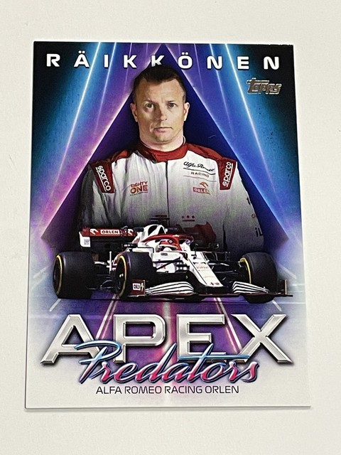 2021 Topps Formula 1 Racing Apex Predators - Kimi Räikkönen - Alfa Romeo