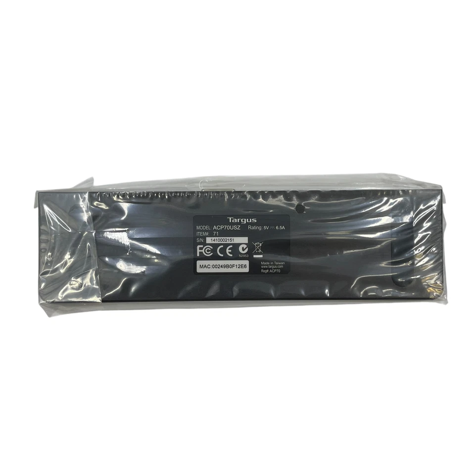 Estación de Acoplamiento Universal Targus ACP70USZ USB 3.0 SuperVelocidad Doble Video  Foto 3 de 4