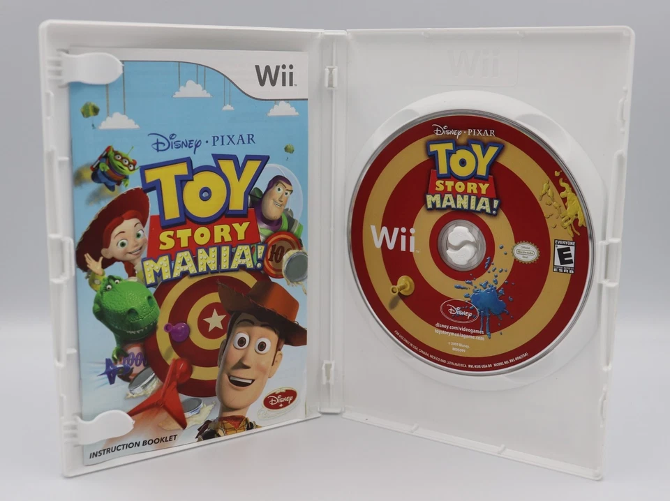 Toy Story Mania! Nintendo Wii Game CIB Complete Used  - Image 3 of 3