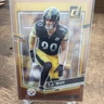Panini 2023 Clearly Donruss T.J. Watt #42 Orange Parallel /75 Steelers Football