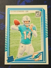 2025 Panini Donruss - Rated Rookie Quinn Ewers #342 (RC) Miami Dolphins 