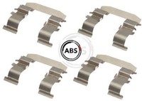 A.B.S. 1665Q ZubehöRsatz FüR Scheibenbremsbelag ZubehöRsatz Bremsbelag