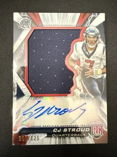 2023 Topps Composite Resurgence Patch Autographs C.J. Stroud patch auto 89/125