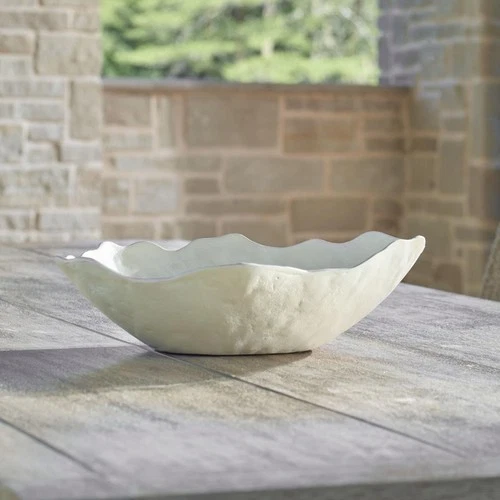 Uttermost 18275 Obscura Warm White Outdoor Bowl - Picture 3 of 6