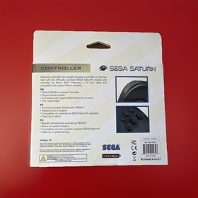 BRAND NEW Retro-Bit Official Sega Saturn Controller Pad Black