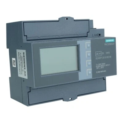 Siemens SENTRON PAC2200CLP Messgeräte Energiemonitoring 7KM2200-2EA40-1JB1 6824 - Bild 1 von 4
