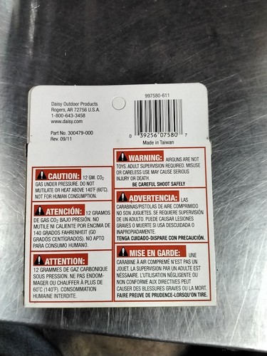 BRAND NEW DAISY POWERLINE PREMIUM CO2 5 COUNT SOLD AS A LOT OF 7 FREE SHIPPING - Picture 15 of 15