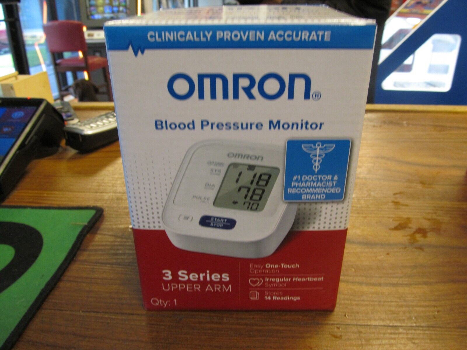 Omron BP7100 Upper Arm 3 Series Blood Pressure Monitor 73796710026