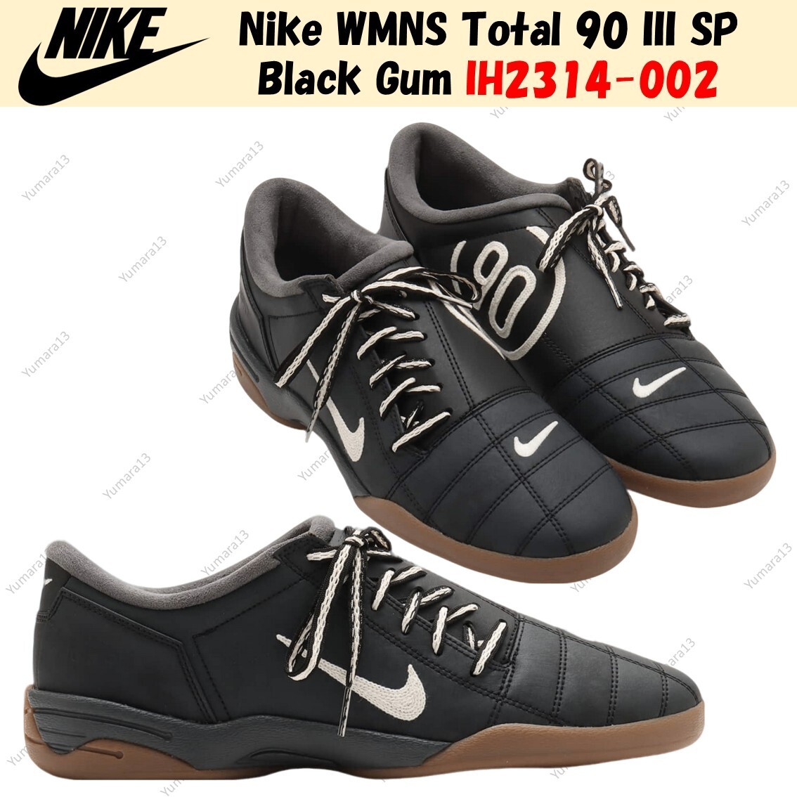NIKE WMNS T90 ナイキ ウィメンズ TOTAL 90 III Nike WMNS Total 90 III SP Black Gum IH2314-002 Women's