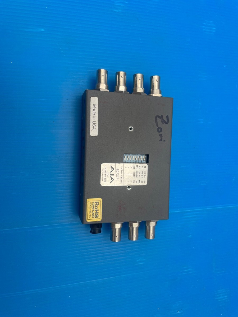 値下げしました‼️AJA GEN10 HD/SD SYNC GENERATOR AJA GEN10 HD/SD/AES Sync Generator with Universal Power GEN10