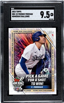 2023 Topps HRC-22 Freddie Freeman Home Rune Challenge SGC 9.5