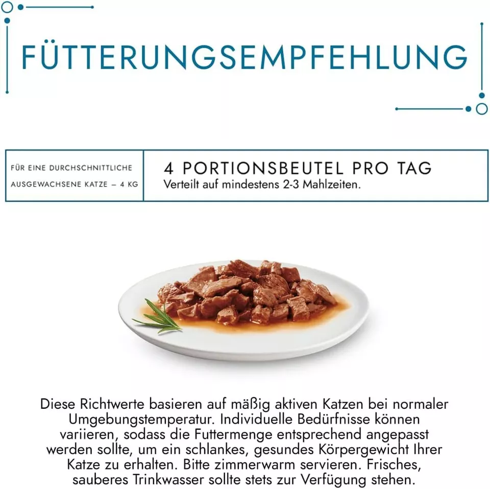 Perle Erlesene Streifen in Gelee, 96 Portionsbeutel Katzenfutter nass, Sorten-Mi - Bild 4 von 4