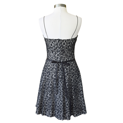 black lace fit and flare cocktail dress Dance The Night Away Fit And Flare Lace Dress main image 0