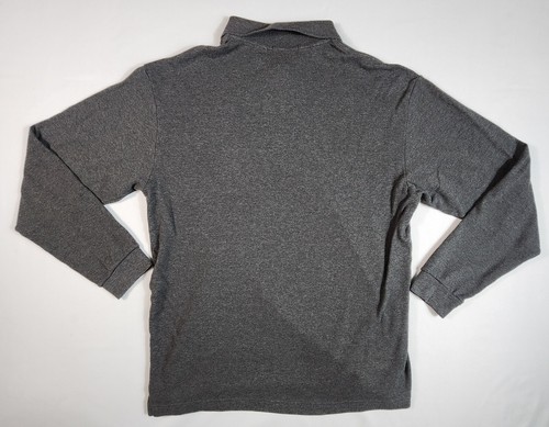 John Ashford Essentials Button Up Shirt Long Sleeve Mens Size Large Gray - Picture 2 of 7