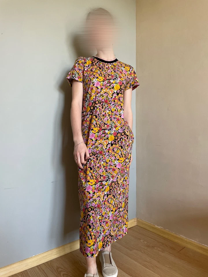 Robe t-shirt femme en coton à motif floral La Double J. - taille L - Photo 4/4