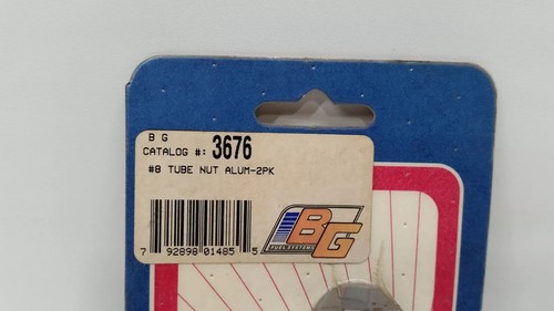 BG Fuel System #4035 AQP 90 degree swivel, #3676 Tube Nut, #3672 Tube Sleeve NEW - Bild 7 von 8