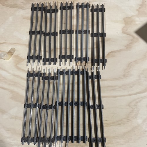 10 PIECE LOT Vintage MARX & Lionel Train Track O27 Gauge 3-Rail ...