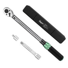 Torque Wrench Adjustable Torque Wrench 1/2" Drive 14.76-162.36ft.lb/20-220n.m