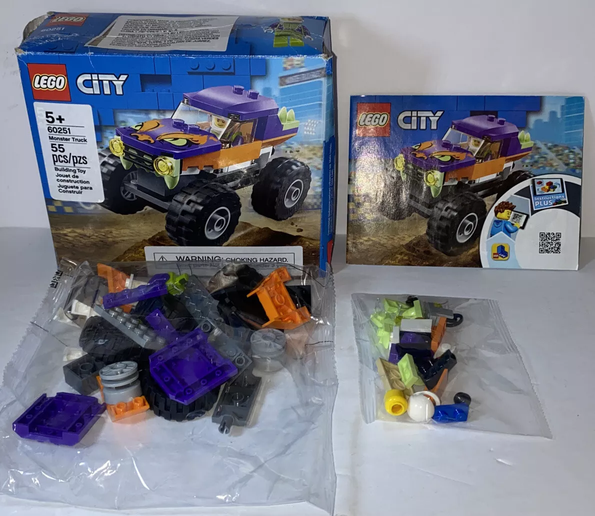 LEGO City Monster Truck 60251 Building Sets for Kids (55 Pieces)