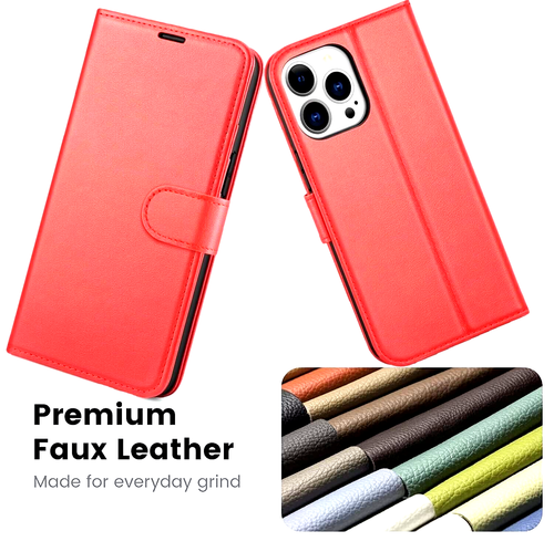 Case For iPhone 12 Pro Max,12 Mini, 12, 12 Pro Leather Card Wallet Magnetic Flip - Afbeelding 36 van 47