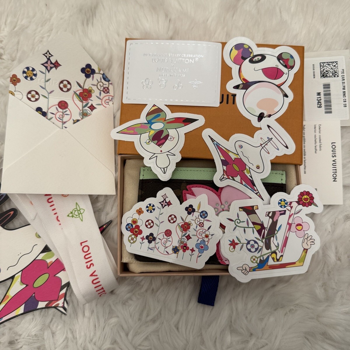 Louis Vuitton x Takashi Murakami Cherry Blossom Cardholder