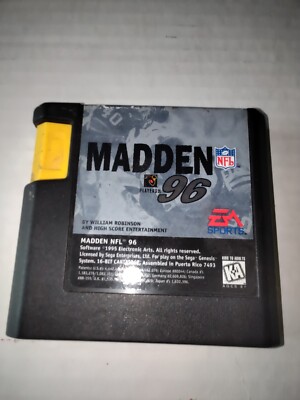 1 Retro Sega Genesis game  LOCAL PICK-UP  AVAILABLE  Madden 96