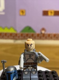 Lego JANGO FETT 75015 Smile Face Bounty Hunter Star Wars Minifigure