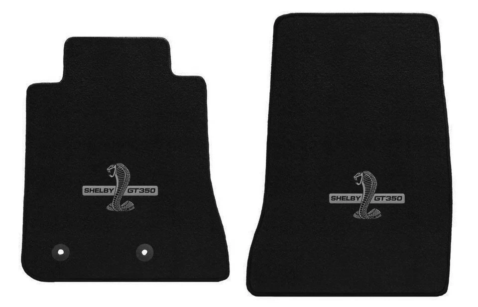 ¡NUEVO! Alfombrillas negras Ford Mustang 2015-21 Shelby Cobra Snake GT350 logotipo Foto 4 de 4