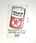 Texaco Oil 30's Vintage-Style Dealer Shop Garage Promo Banner Sign Gas
