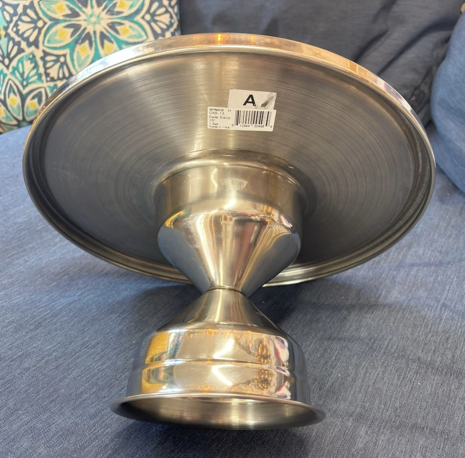 Suporte para bolo Winco aço inoxidável 13 polegadas - Imagem 3 de 4