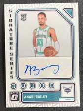 Amari Bailey 2023-24 Panini Donruss Optic Signature Series Auto RC #SS-ABA