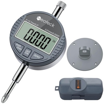 Digital Dial Indicator 012.7mm Aluminum Alloy Measuring Gauge 0.01mm for Indust