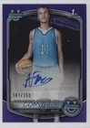 2025-26 Bowman Chrome Prospect Purple Refractor /250 Ace Flagg #CPA-AF Auto 12wc