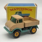 Lesney Unimog Tan With Box 1967 Matchbox 1-75 Vintage England No.49