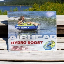 Airhead Hydro Boost 54 in Towable Tub Ski Water Sports Inflatable New In Box