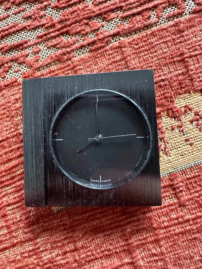 Siemens Design Tisch uhr, Classic, Swiss Made, klein, selten 70er Jahre, Vintage - Bild 4 von 4