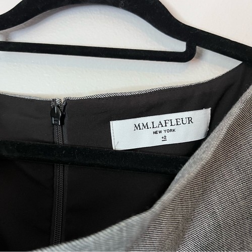 M.M. Lafleur Marilyn Wool Blend Cowl Neck Knee Length Sheath Career Dress Sz 22 - Picture 3 of 7