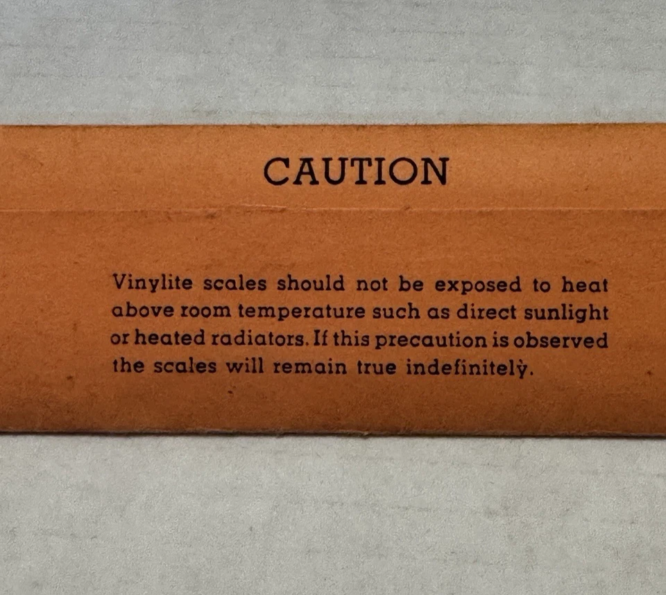 Vintage Theo Alteneder & Sons Ruler Philadelphia Vinylite Drafting Architect - Image 4 of 4